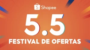 Banner promocional da Shopee destacando a campanha de data dupla Spike Day